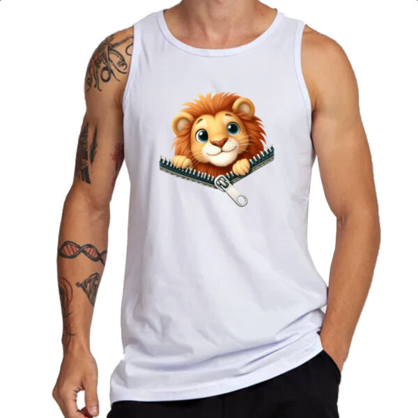 Camiseta Regata Leao no ziper - Imagem 3