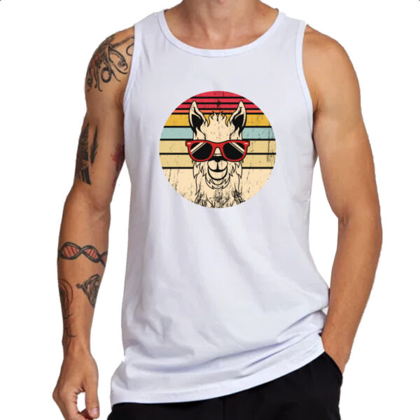 Camiseta Regata Lhama ray ban sunset - Imagem 3