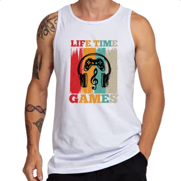 Camiseta Regata Life Time Games - Imagem 3