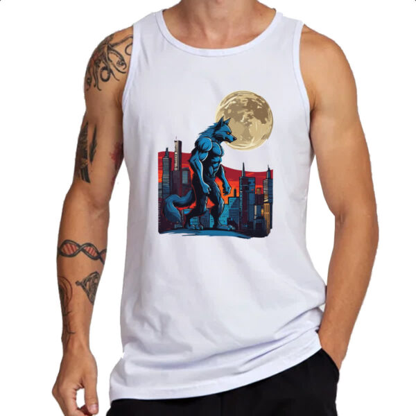Camiseta Regata Lobisomen cidade ao luar - Imagem 3