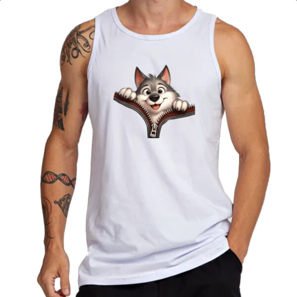 Camiseta Regata Lobo no ziper - Imagem 3