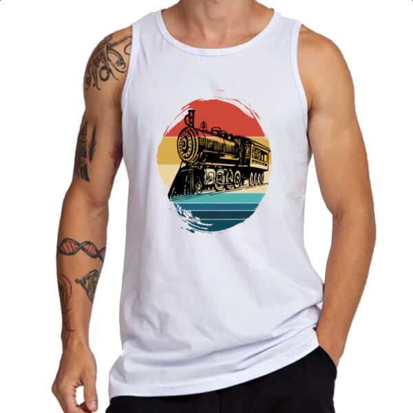 Camiseta Regata Locomotiva Sunset - Imagem 3