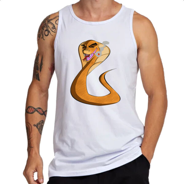 Camiseta Regata A cobra vai fumar - Imagem 3