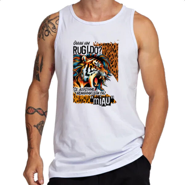 Camiseta Regata Mulher leoa - Imagem 3