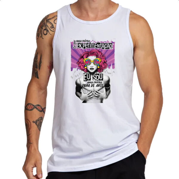 Camiseta Regata Mulher obra de arte - Imagem 3