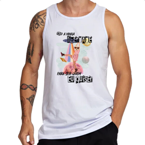 Camiseta Regata Mulher ser quem quiser - Imagem 3