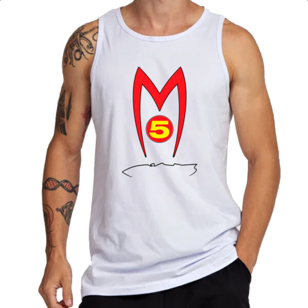 Camiseta Regata Mach 5 Logo e contorno - Imagem 3