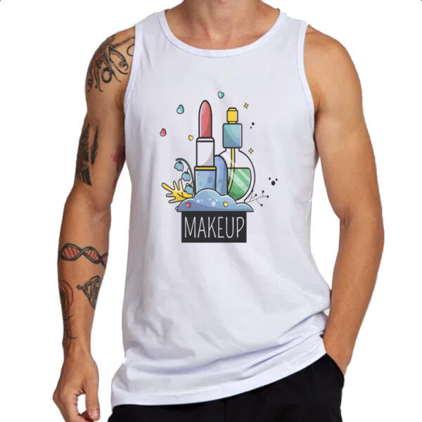 Camiseta Regata Makeup batom - Imagem 3