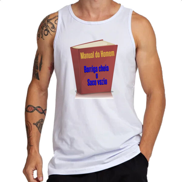 Camiseta Regata Manual do homem - Imagem 3