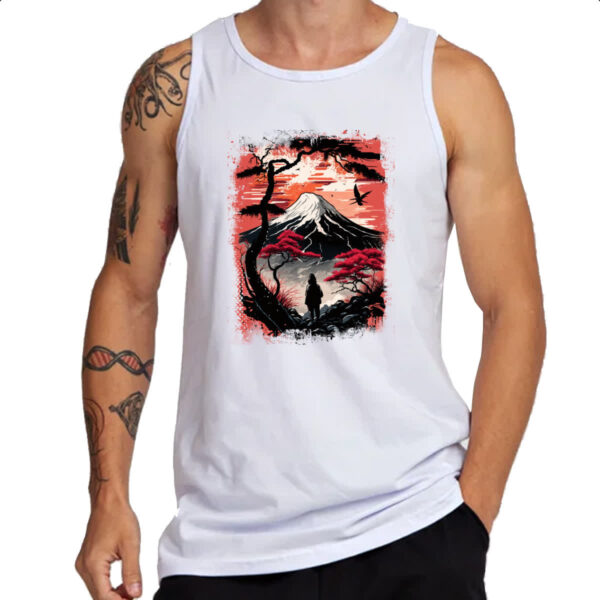 Camiseta Regata Montanha Fugi Japao 1 - Imagem 3