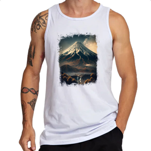 Camiseta Regata Montanha Fugi Japao 8 - Imagem 3