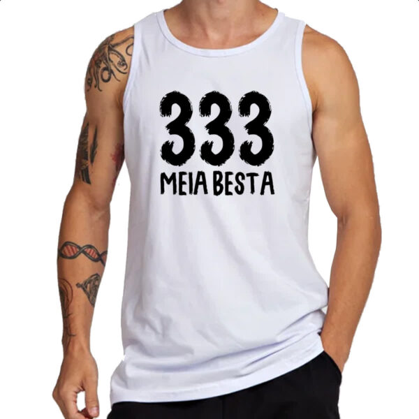 Camiseta Regata 333 Meia Besta - Imagem 3