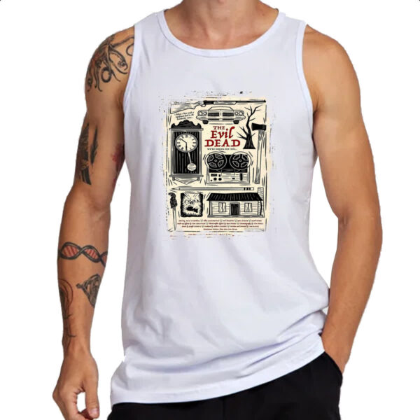 Camiseta Regata Nostalgia A morte do Demonio Elementos - Image 3
