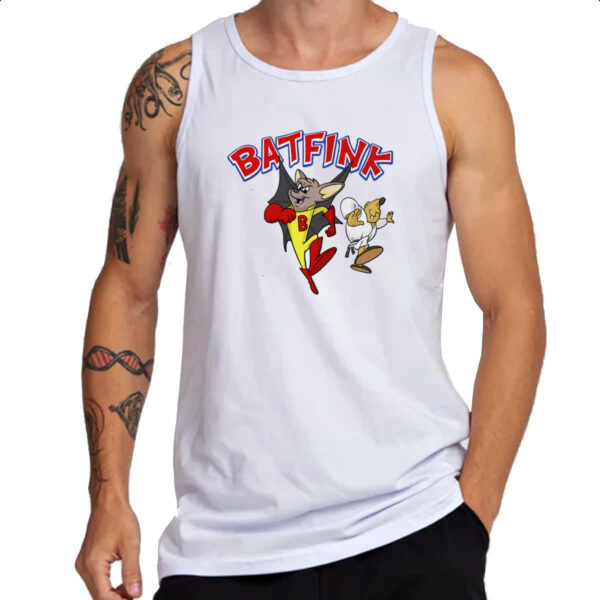 Camiseta Regata Nostalgia Batfino e Karate - Imagem 3