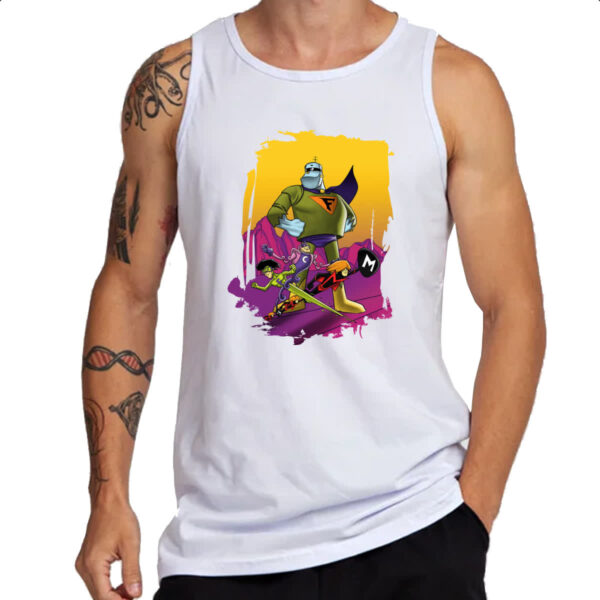 Camiseta Regata Nostalgia Frankstein Jr e os Impossiveis - Imagem 3