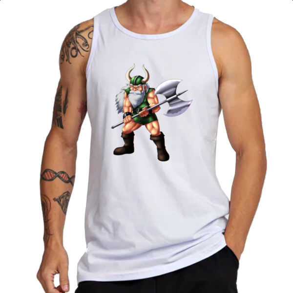Camiseta Regata Nostalgia Golden Axe Gilius Thunderhead - Imagem 3