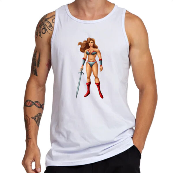 Camiseta Regata Nostalgia Golden Axe Tyris Flare - Imagem 3