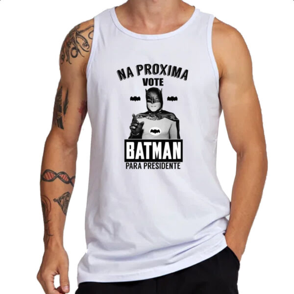 Camiseta Regata Na proxima vote Batman - Imagem 3