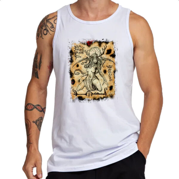 Camiseta Regata Necronomicon Fragmento Deusa Hiperboria - Imagem 3