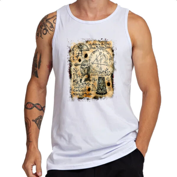 Camiseta Regata Necronomicon Fragmento Yog Sothoth - Imagem 3
