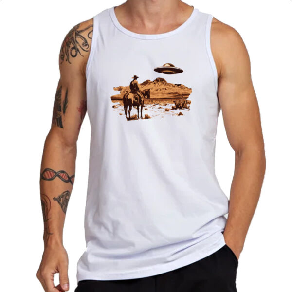 Camiseta Regata UFO e Cowboy - Imagem 3