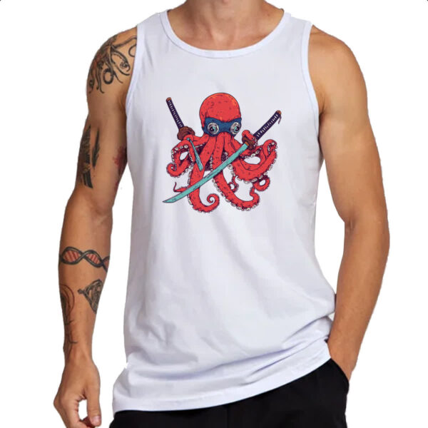Camiseta Regata Octopus samurai - Imagem 3
