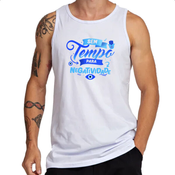 Camiseta Regata Olho grego tempo negatividade - Imagem 3