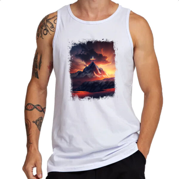 Camiseta Regata A fe move montanhas 2 - Imagem 3
