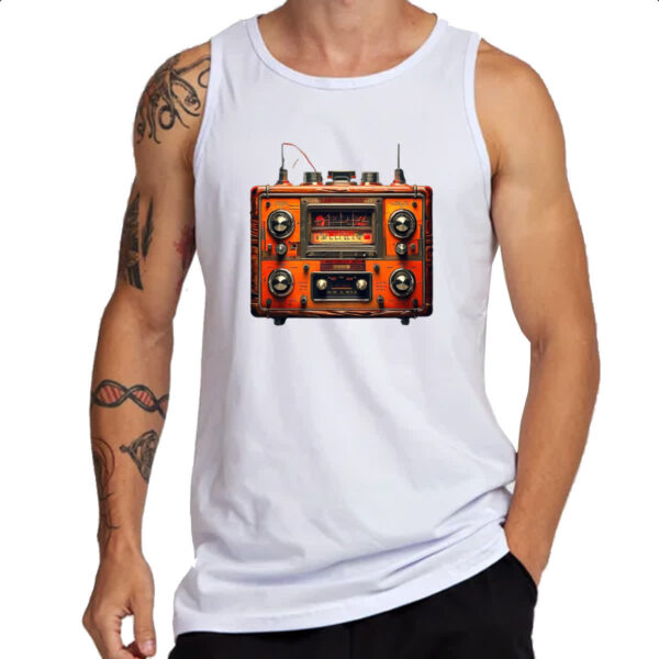 Camiseta Regata Old School Radio - Imagem 3