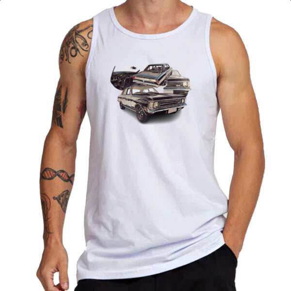 Camiseta Regata Opala classico preto - Imagem 3