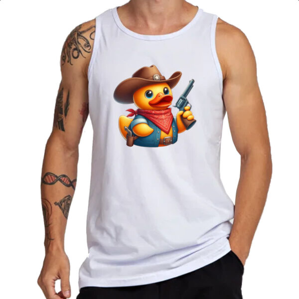 Camiseta Regata Patinho de borracha Cowboy - Imagem 3