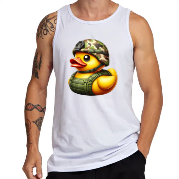Camiseta Regata Patinho de borracha Soldado - Imagem 3
