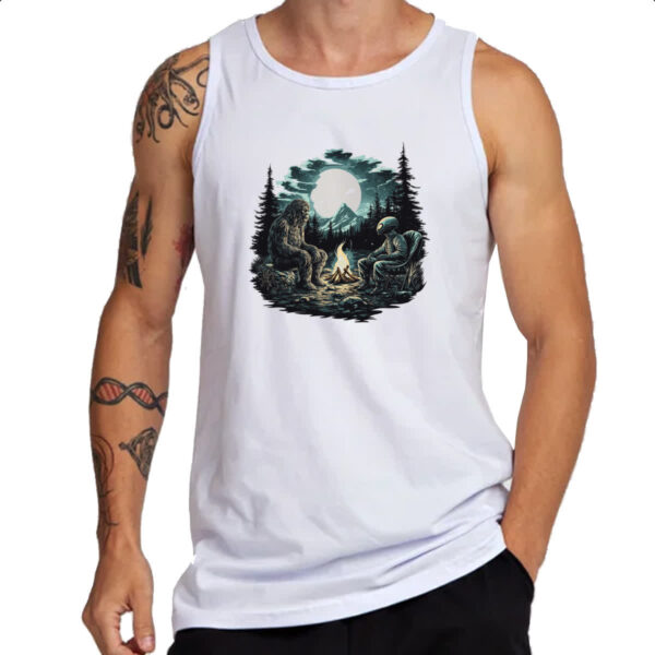 Camiseta Regata Pe Grande Acampamento Alien - Imagem 3