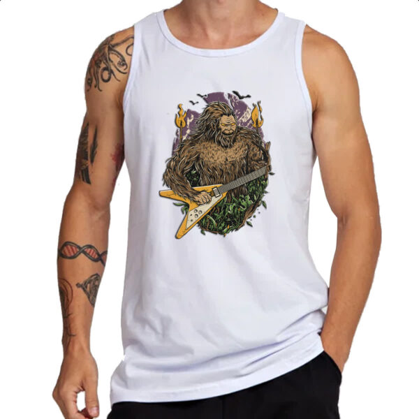 Camiseta Regata Pe grande na guitarra - Imagem 3