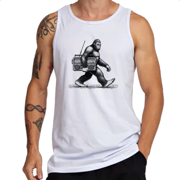 Camiseta Regata Pe grande radio vintage - Imagem 3