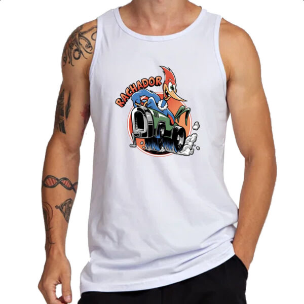 Camiseta Regata Pica Pau Rachador - Imagem 3