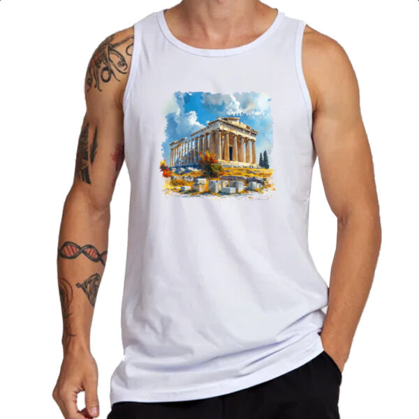 Camiseta Regata Partenon watercolor - Imagem 3