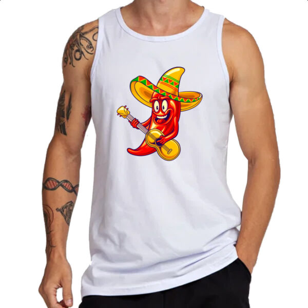 Camiseta Regata Pimenta sombrero serenata - Imagem 3