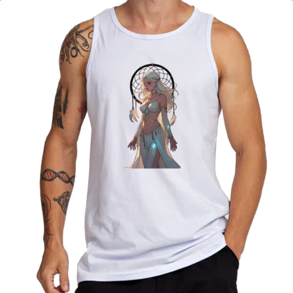 Camiseta Regata Apanhador de sonhos princesa de luz - Imagem 3