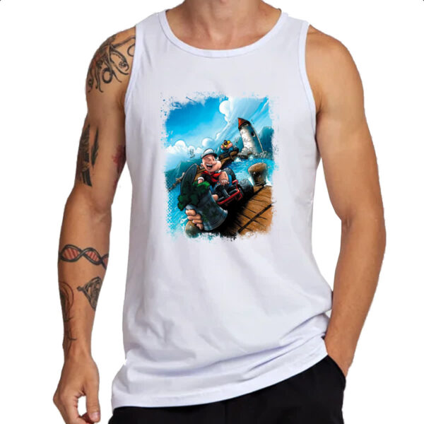 Camiseta Regata Popeye Kart - Imagem 3
