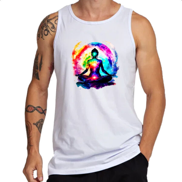 Camiseta Regata Posicao Lotus Chakra - Imagem 3