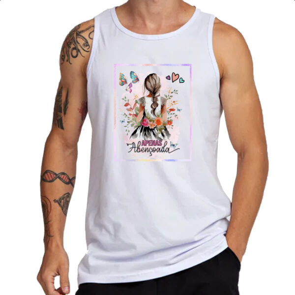 Camiseta Regata Apenas abencoada - Imagem 3