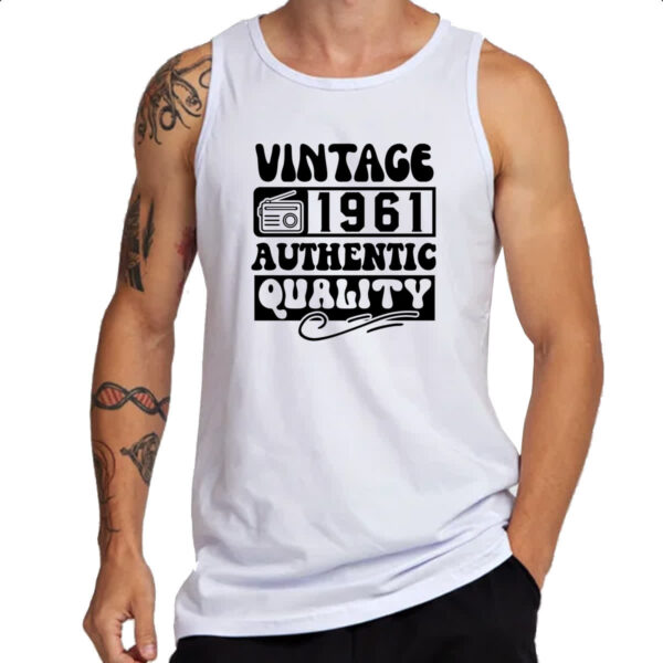 Camiseta Regata Radio Vintage 1961 - Imagem 3