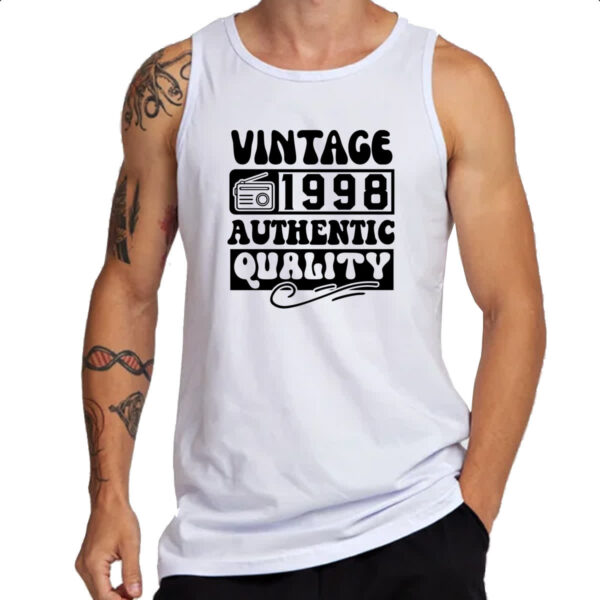 Camiseta Regata Radio Vintage 1998 - Imagem 3