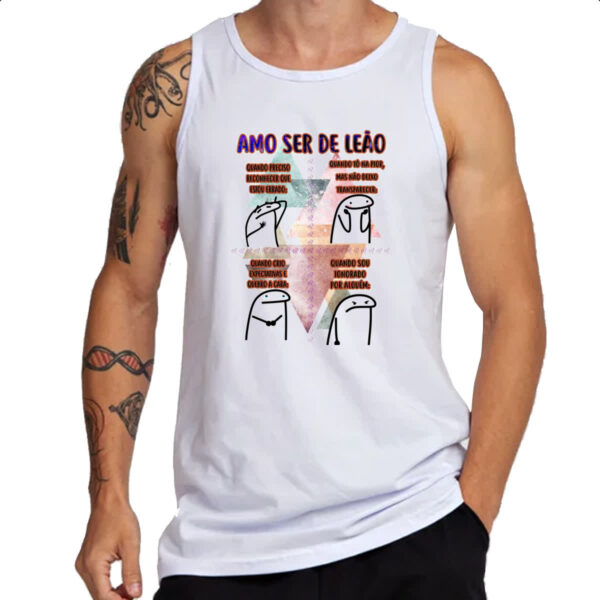 Camiseta Regata Signo Amo ser de Leao - Imagem 3