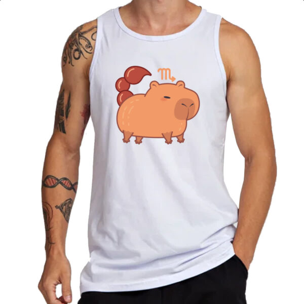 Camiseta Regata Signo Capivara Escorpiao - Imagem 3