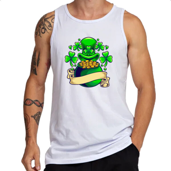 Camiseta Regata ST Patricks Day pote de ouro - Imagem 3