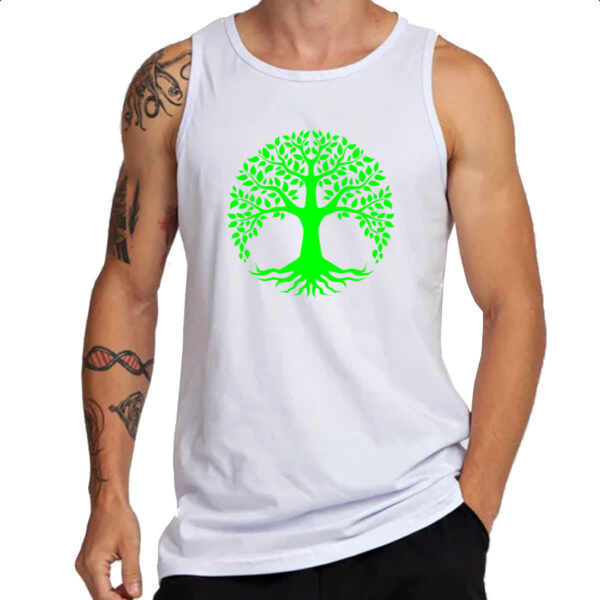 Camiseta Regata Arvore da vida verde - Imagem 3