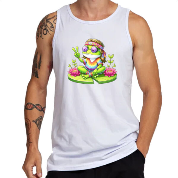 Camiseta Regata Sapo Hippie - Imagem 3
