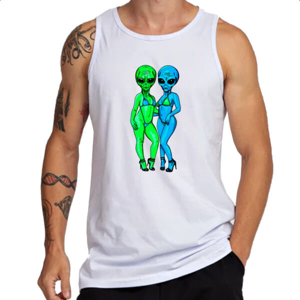 Camiseta Regata Sexy Aliens - Imagem 3